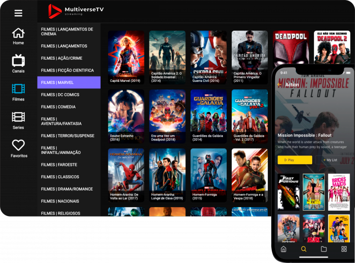Teste Gratuito MultiverseTV